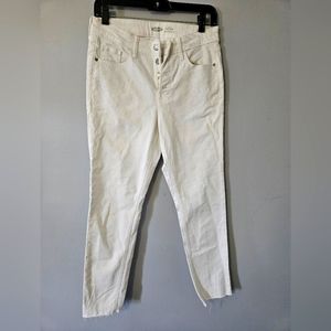 White cropped jeans - old navy - size 4